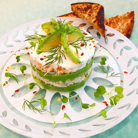 crab & avocado timbales