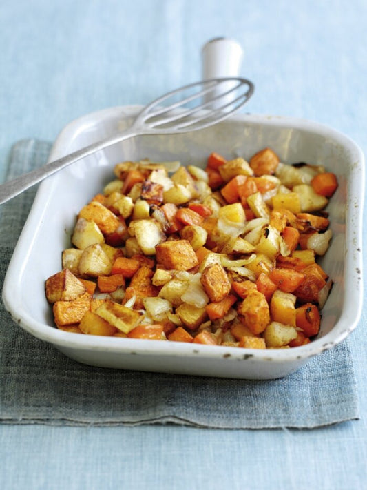 spiced root vegetables