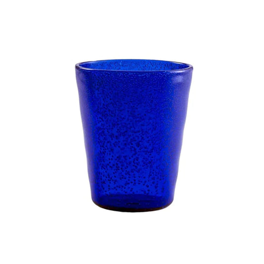 cobalt blue acrylic bubble glasses x 4 - NEW for '24!