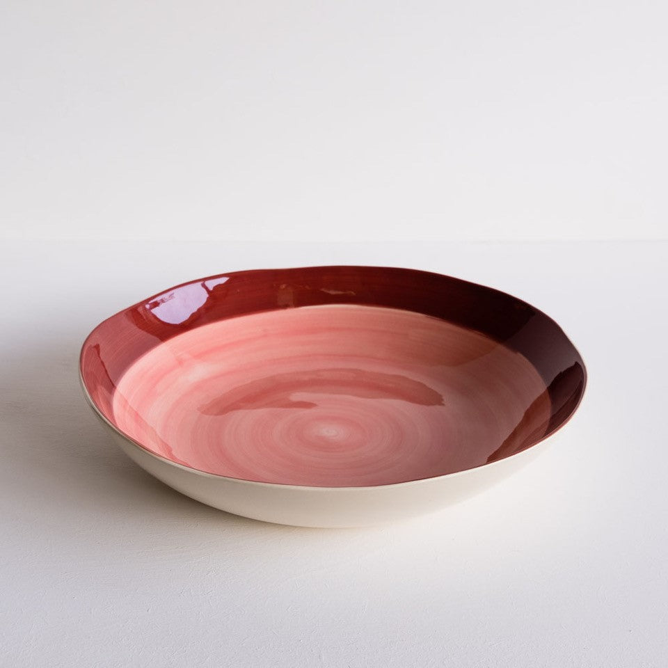 large shallow ceramic serving bowl - desert - NEW FOR '24