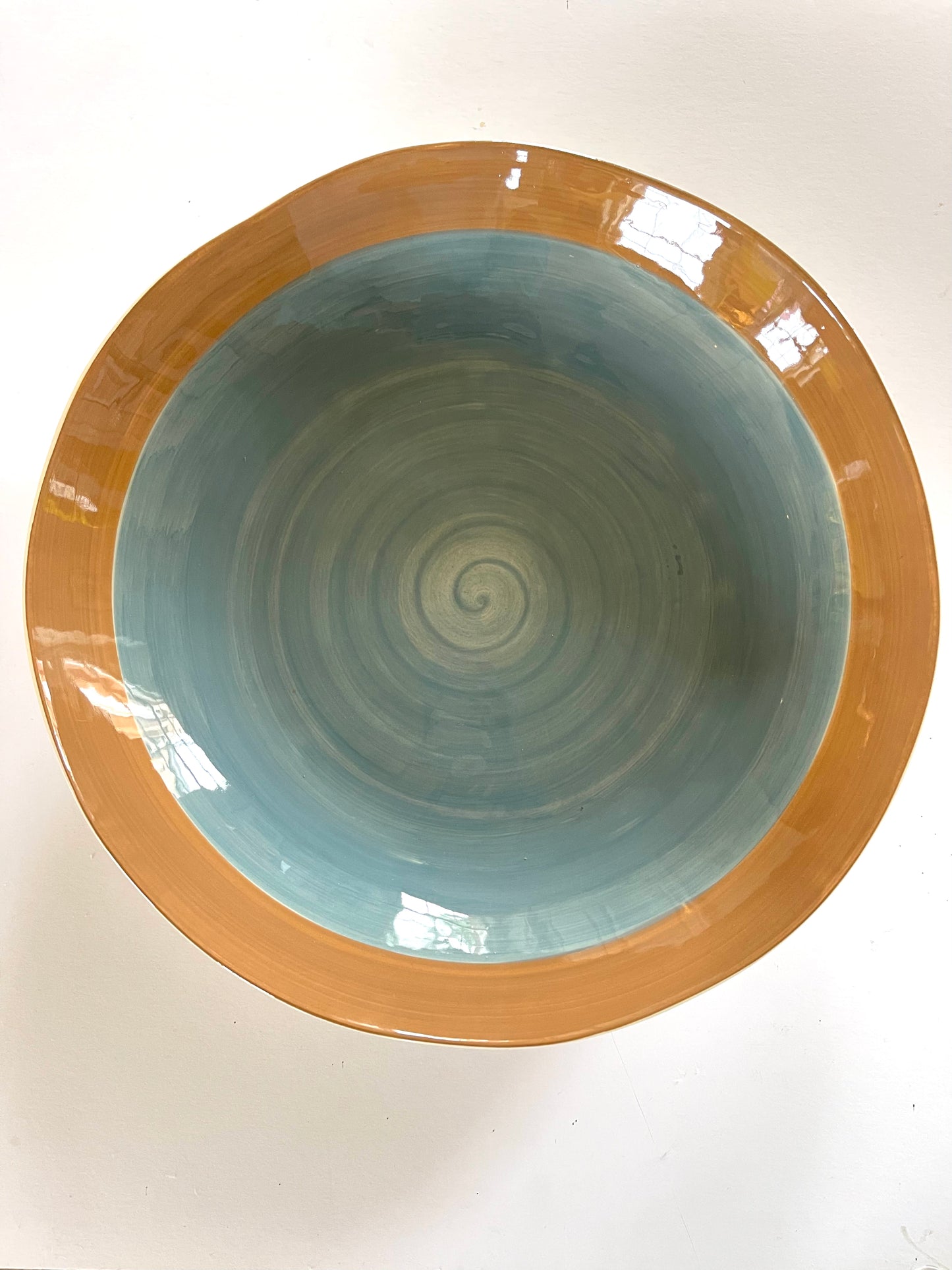 large shallow ceramic bowl - horizon - NEW FOR '24