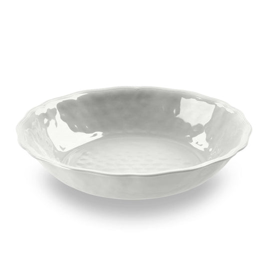 white melamine salad bowl