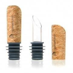 pourist - drip-free glass pourer & cork cover – box of 2