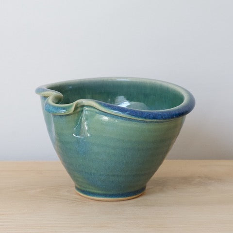 rustic bowl mixing bowl - green (new colour)